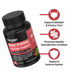 Vegan: Best Kidney Formula Support - Capsules + Tea