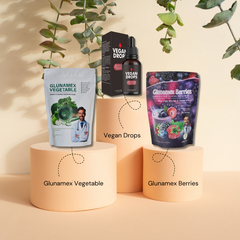 Bundle - Glunamex Vegetable + Glunamex Berries + Vegan Drops